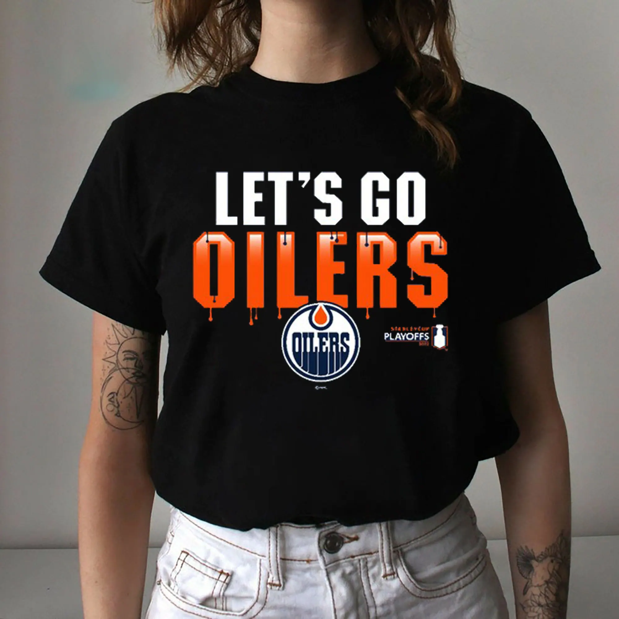 EDMONTON OILERS 2022 STANLEY CUP PLAYOFFS WESTERN CONFERENCE FINALS  PARTICIPANT T-shirt, Custom prints store