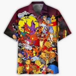 Eeyore, Tigger, Piglet, Winnie-the-Pooh, Pooh Bear, Cartoon Hawaiian Shirt Summer HA33