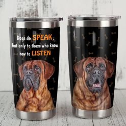 English Mastiff Dog Gift For Lover Day Travel Tumbler All Over Print