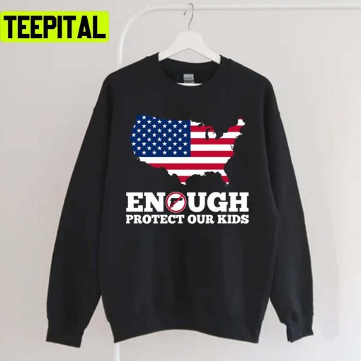 Enough Guns Protect Our Kids Mass Shooting Unisex T-Shirt