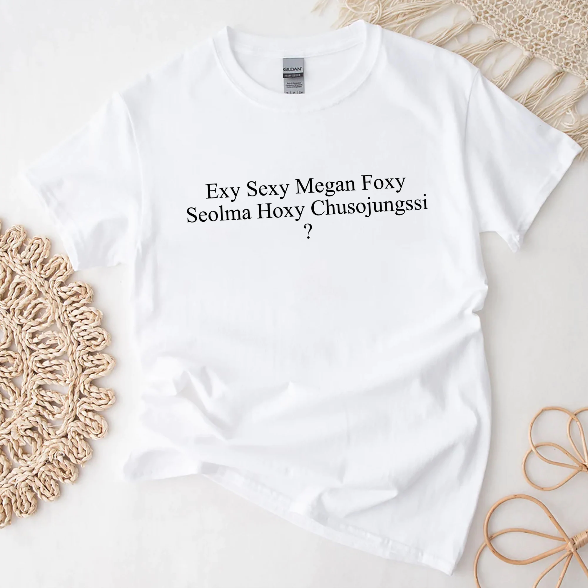 Exy Sexy Megan Foxy Seolma Hoxy Chusojungssi Unisex T-Shirt