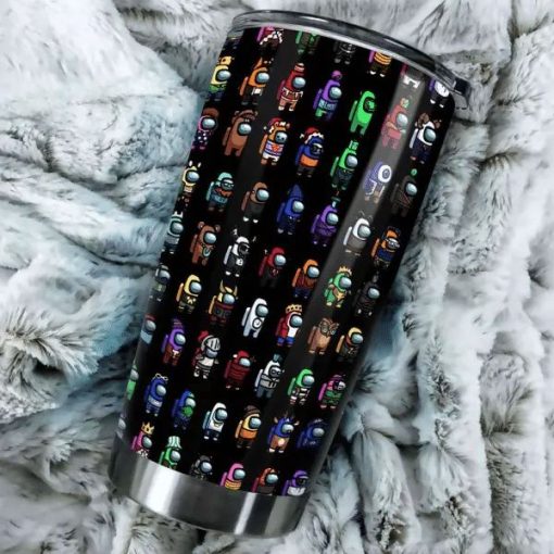 Face Among Us A1234 Gift For Lover Day Travel Tumbler All Over Print