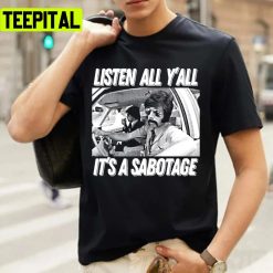 Fan Art Design Beastie Boys Sabotage Rap Rock Band Unisex T-Shirt