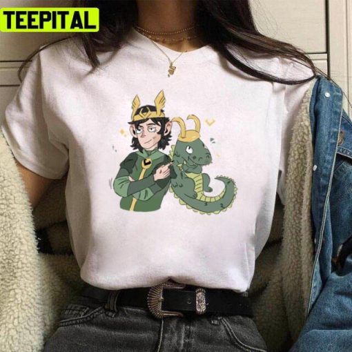 Fan Art Of Croki And Loki Tom Hiddleston Marvel Unisex T-Shirt