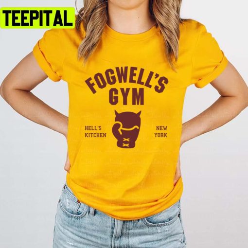 Fogwell’s Gym Blacksmall Daredevil Matt Murdock Marvel Comic Unisex T-Shirt