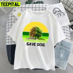 For Green Earth Save Soil Logo Design Unisex T-Shirt