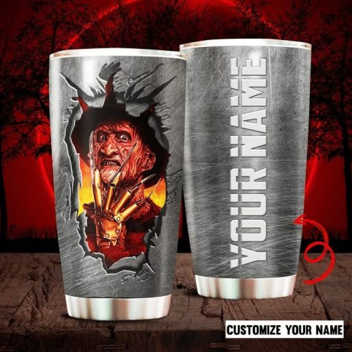 Freddy Krueger Horror Film Halloween Coffee Tumbler All Over Print