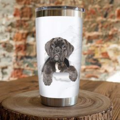 Funny Boxer Dog Gift For Lover Day Travel Tumbler All Over Print