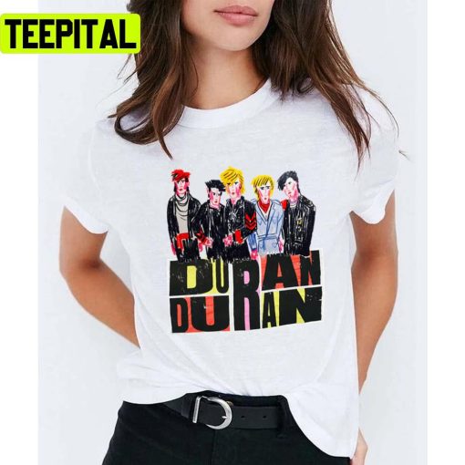 Funny Fanart Duran Duran Retro 90s Rock Band Unisex T-Shirt