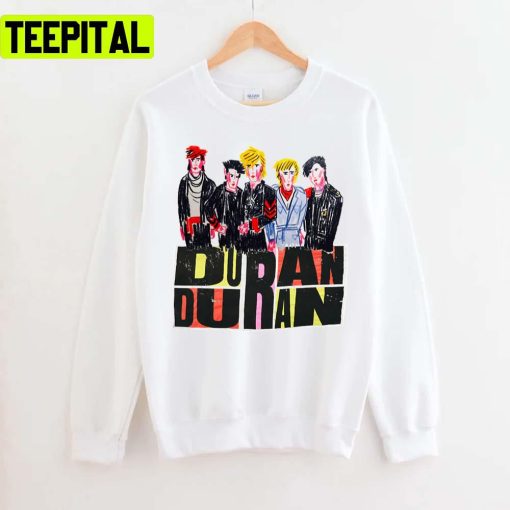 Funny Fanart Duran Duran Retro 90s Rock Band Unisex T-Shirt