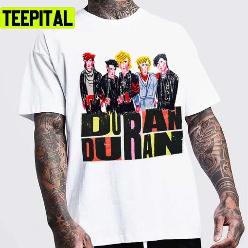 Funny Fanart Duran Duran Retro 90s Rock Band Unisex T-Shirt