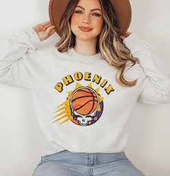 Funny Grateful Dead Mix Phoenix Suns Basketball Unisex Sweatshirt