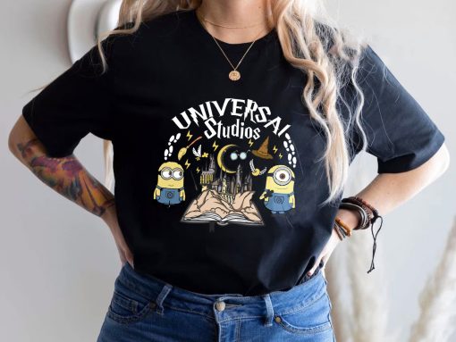 Funny minions And Harry Potter Universal Studios Unisex T-Shirt