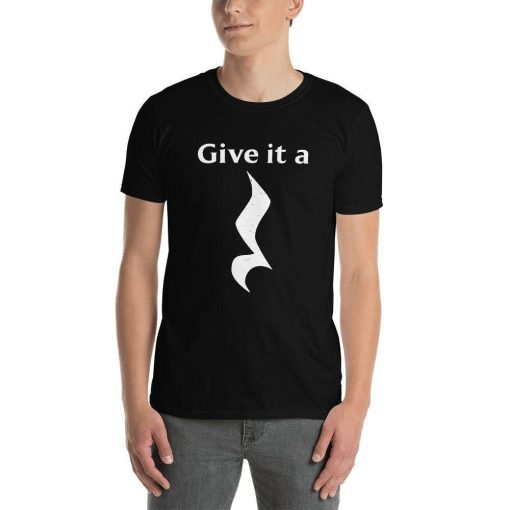 Funny Orchestra Band Musician Composer Sight Reader Gift –  Give It A Rest Music Symbol Clef Art Songwriter T-Shirt