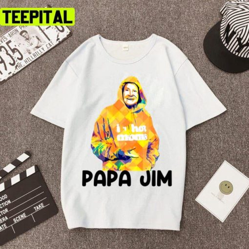 Funny Portrait Of Papa Jim Graphic Unisex T-Shirt