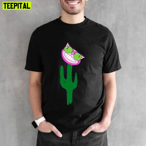 Funny Professor Genki On A Cactus Unisex T-Shirt