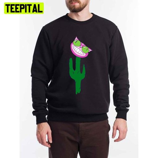 Funny Professor Genki On A Cactus Unisex T-Shirt