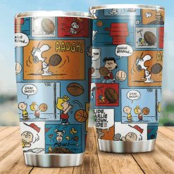 Funny Snoopy And Charlie Brown 11 Gift For Lover Travel Tumbler