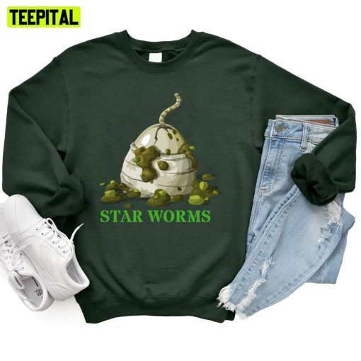 Funny Star Worms Unisex T-Shirt