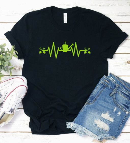 Gardening Heartbeat Shirt