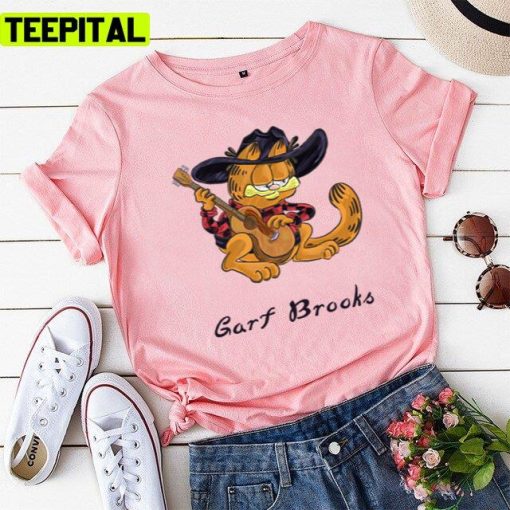 Garf Brooks Cat Funny Garth Brooks Design Unisex T-Shirt