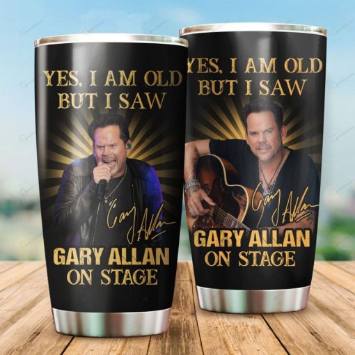 Gary Allan On Stage Gift For Lovers Travel Tumbler All Over Print