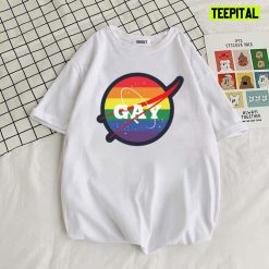 Gay Nasa Style Pride Month Unisex T-Shirt