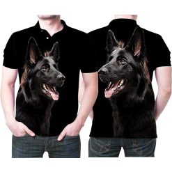 German Shepherd Posture Loyalty Friends 3d Printed Gift For German Shepherd Dog Lovers Polo Shirt All Over Print Shirt 3d T-shirt