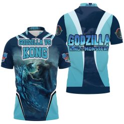 Godzilla Vs Kong Fighting Under Ocean Godzilla Vs Kong Polo Shirt All Over Print Shirt 3d T-shirt