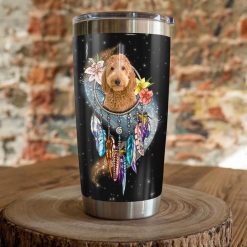 Goldendoodle Dog Dreamcatcher Gift For Lover Day Travel Tumbler