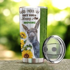 Good Morning Donkey Gift For Lover Day Travel Tumbler All Over Print