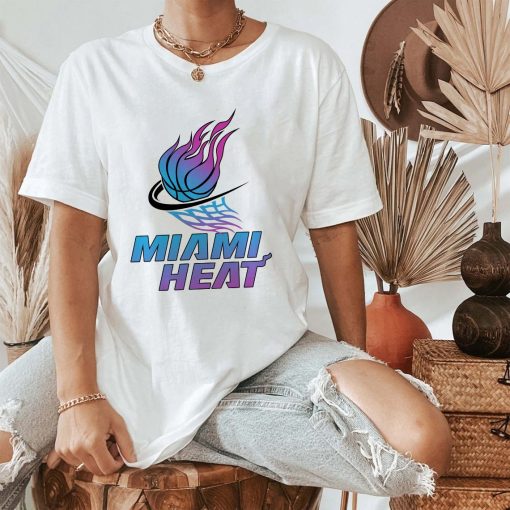 Gradient Style Miami Heat Basketball Unisex T-Shirt