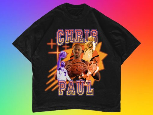 Gradient Vintage Chris Paul Basketball Unisex T-Shirt