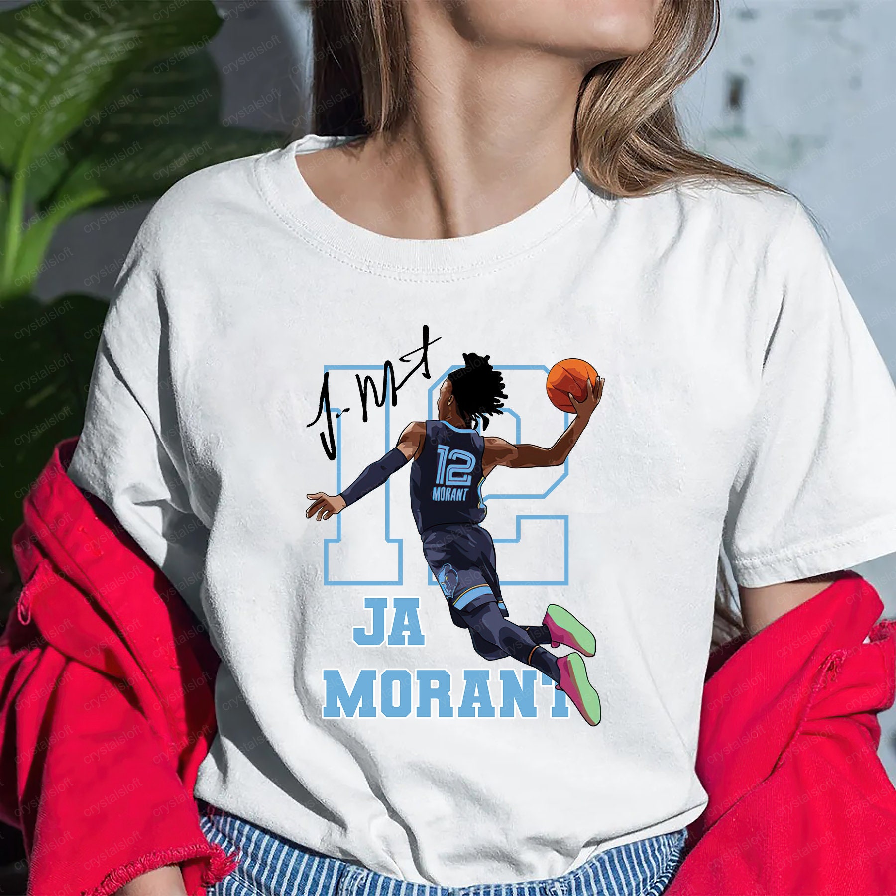 Graphic Design Ja Morant Signature Memphis Grizzlies Basketball Unisex T-Shirt