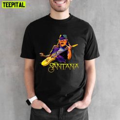 Graphic Logos Carlos Santana Favorite American Guitarist Unisex T-Shirt