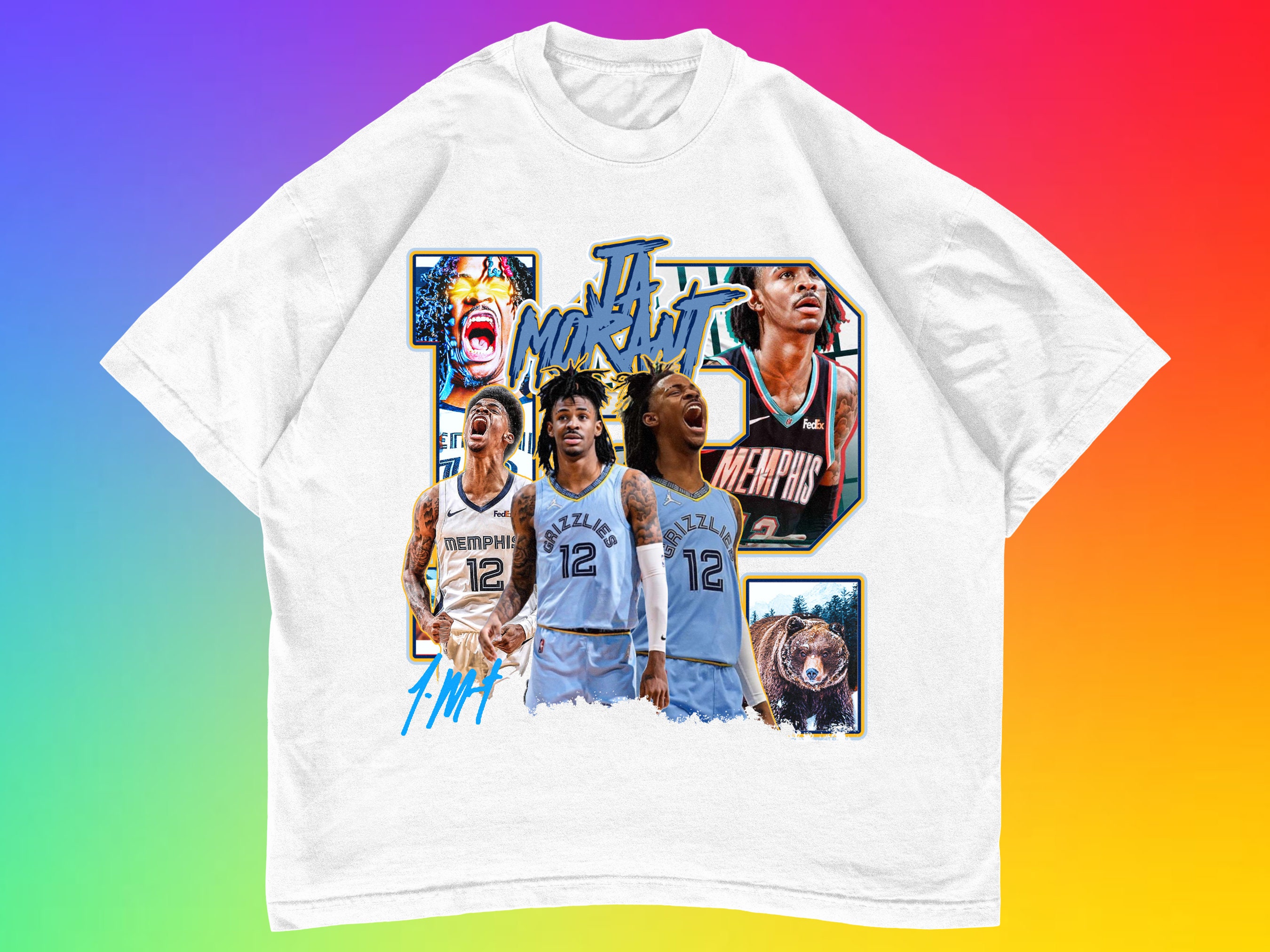 Old Style Ja Morant Basketball Player Unisex T-Shirt – Teepital