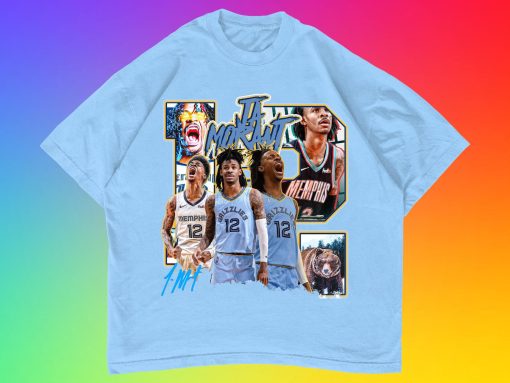 Graphic Style Ja Morant 12 Memphis Grizzlies Basketball Unisex T-Shirt