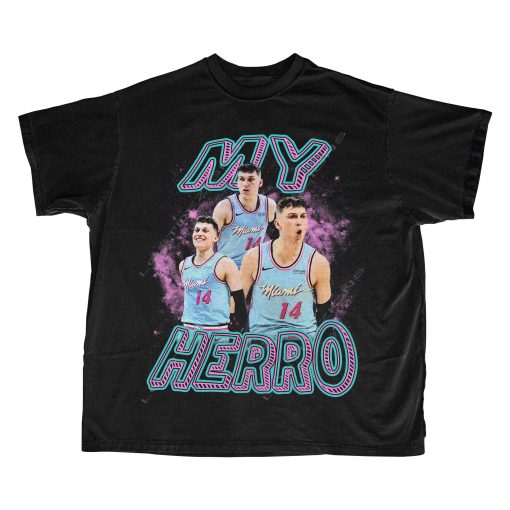 Graphic Style Tyler Herro Miami Heat Basketball Unisex T-Shirt