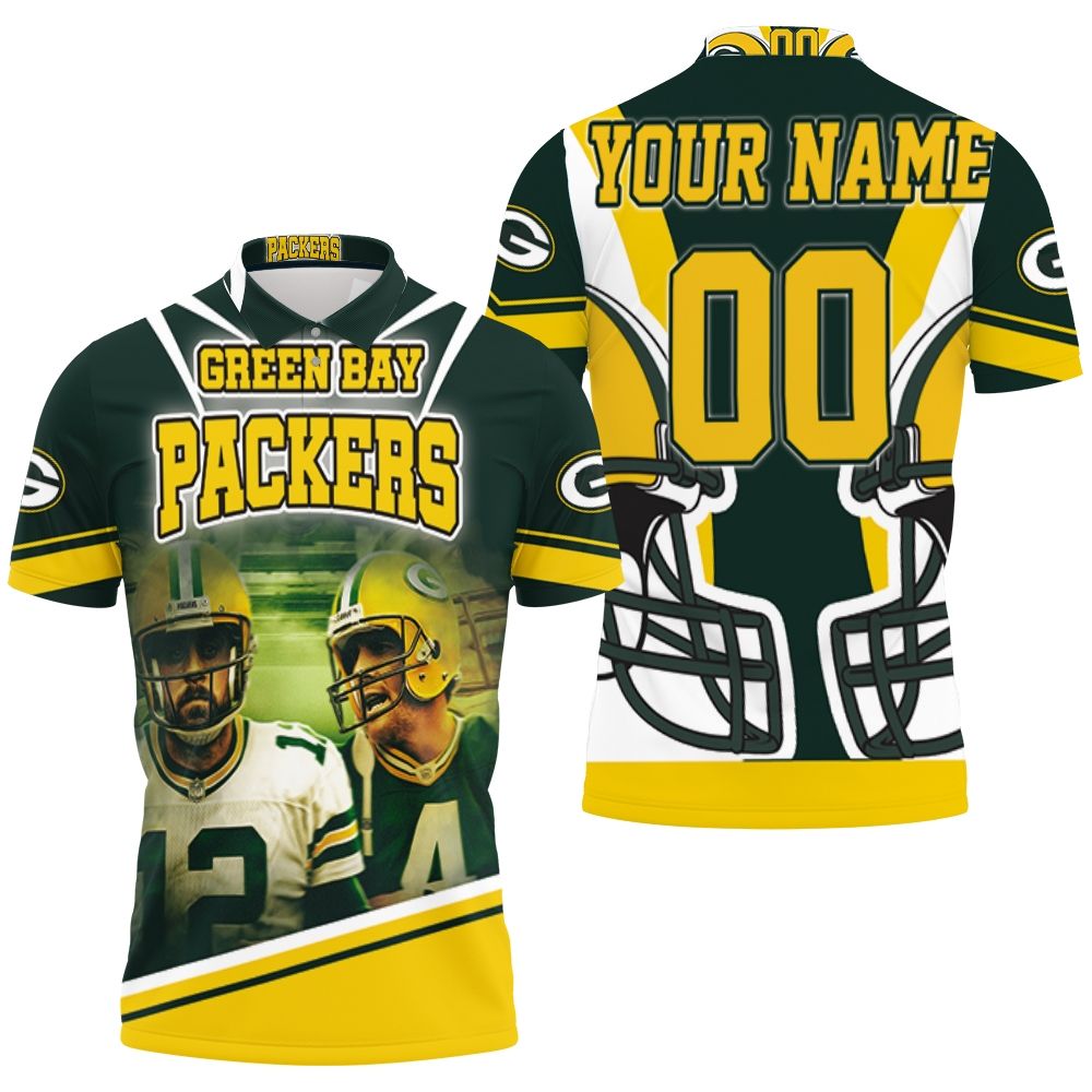 Green Bay Packers Aaron Rodgers 12 And Brett Favre 4 For Fans