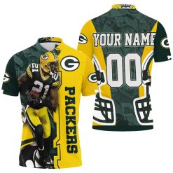 Green Bay Packers Darnell Savage Number 21 Great Player Nfl 2020 Season Personalized Polo Shirt All Over Print Shirt 3d T-shirt