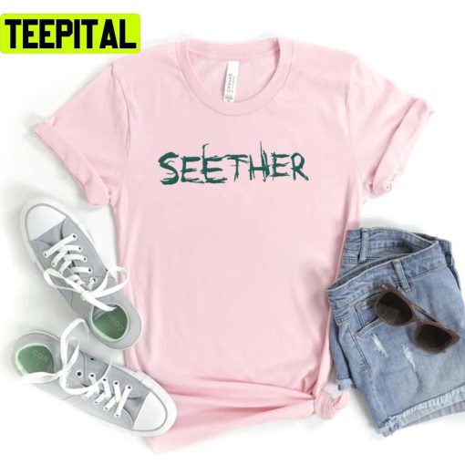 Green Logo The Seether Rock Band Vintage Unisex T-Shirt