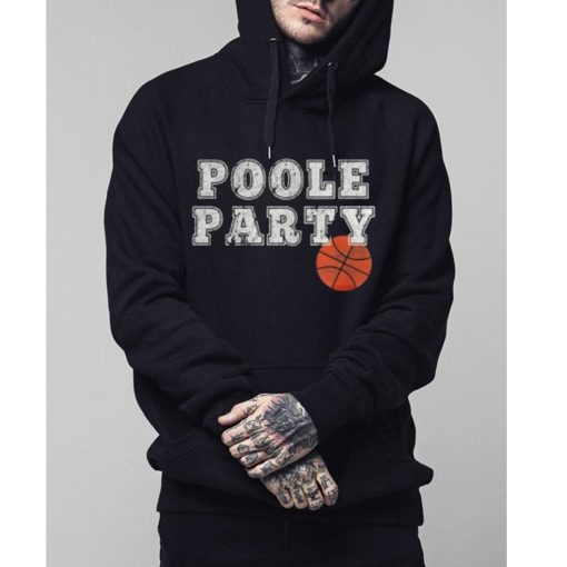 Grunge Poole Party Warriors Basketball Unisex Hoodie