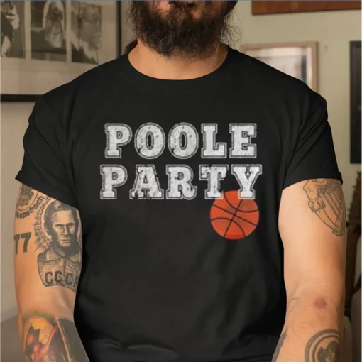 Grunge Poole Party Warriors Basketball Unisex Hoodie