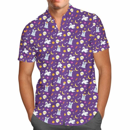 Halloween Mickey & Minnie Ghosts Hawaii Shirt