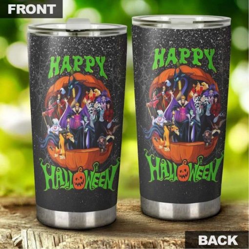 Happy Halloween Disney Villains 999 Gift For Lover Day Travel Tumbler