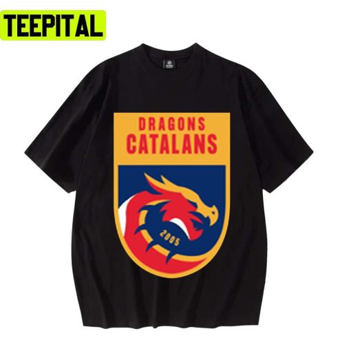 Here Is My Spout Dragon Catalans Design Unisex T-Shirt