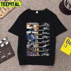 Hines Ward Troy Polamalu Joe Greene Signatures Pittsburgh Steelers Unisex T-Shirt