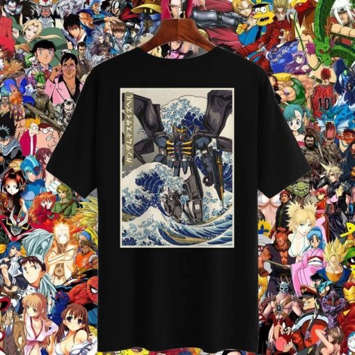 Hokusai Deathscythe Hell Gundam Unisex T-Shirt