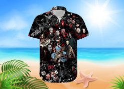 Horror, Jason, Friday the 13th, Michael Myers & Friend Hawaiian Shirt HA33