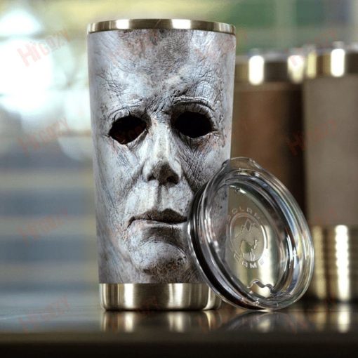 Horror Michael Myers Gift For Lover Day Travel Tumbler All Over Print